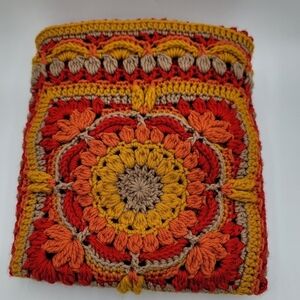 Blanket Mandala Sunset Colors New Condition #1519